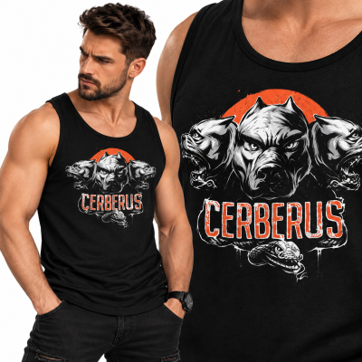 TANK TOP  HORROR DOG CER